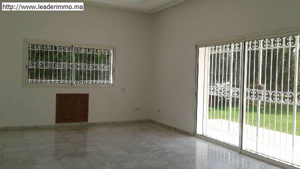 Villa en location à Souissi Rabat.