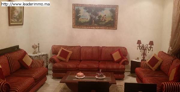 Rabat Hay Riad  Appartement meublé 220 m²