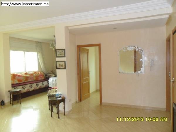 Rabat Guich Oudaya  appartement à vendre 84 m²