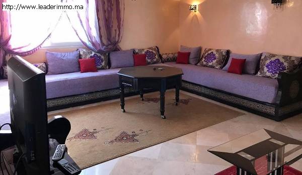 Rabat hassan  appartement meublé avec terrasse 120 m²