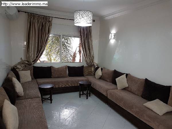 Rabat Agdal appartement meublé 80 m²