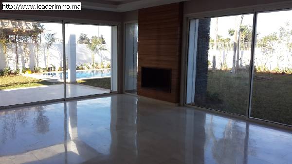 Rabat Souissi villa à louer 1000 m²