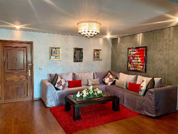 Location appartement meublé en haut Agdal, Rabat.