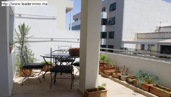 Rabat Hassan  Appartement meublé 100 m²